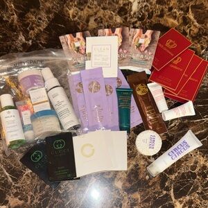 Assorted Lot of Posh Beauty -hair & skincare samples